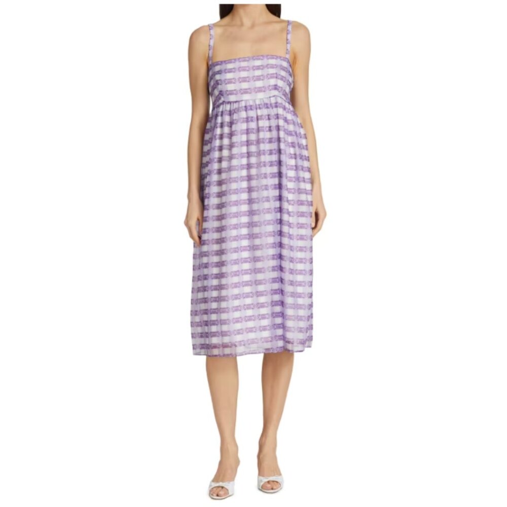Baum Und Pferdgarten Aspen Fit & Flare Midi Spring Dress Pockets Size EU 36 (6)